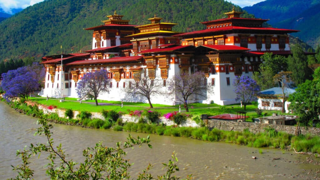 palace of the king of bhutan hd travel (1)